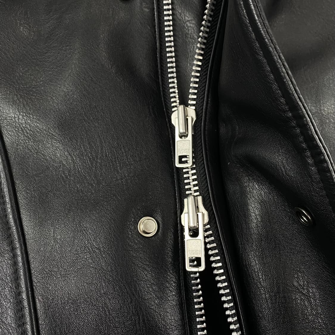 Haleine 알렌느 블랙 A-2 레더 자켓 (103) 상품이미지3