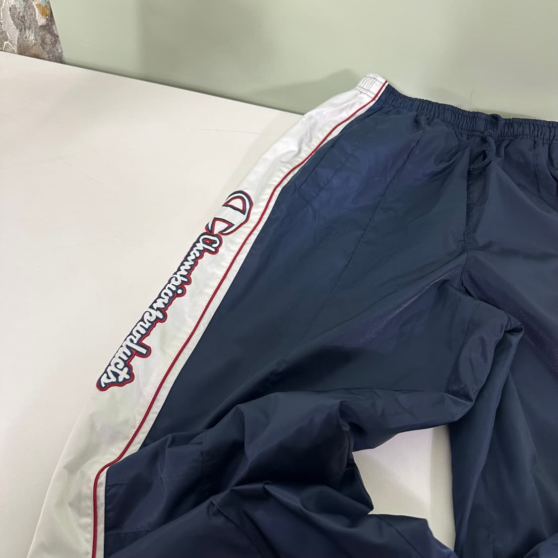 M 챔피온 네이비 레귤러핏 트랙팬츠 상품이미지1