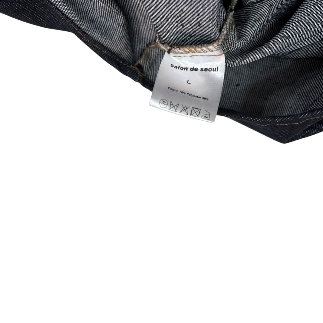 살롱드서울 유니섹스 데님 셔츠 자켓 상품이미지4