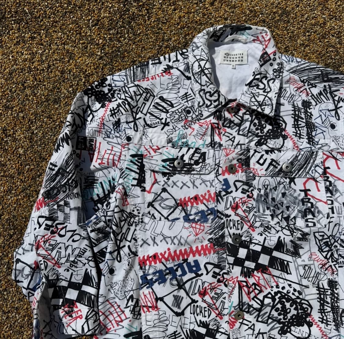 [XL] Masion Margiela 메종 마르지엘라 그래피티 데님자켓  상품이미지4