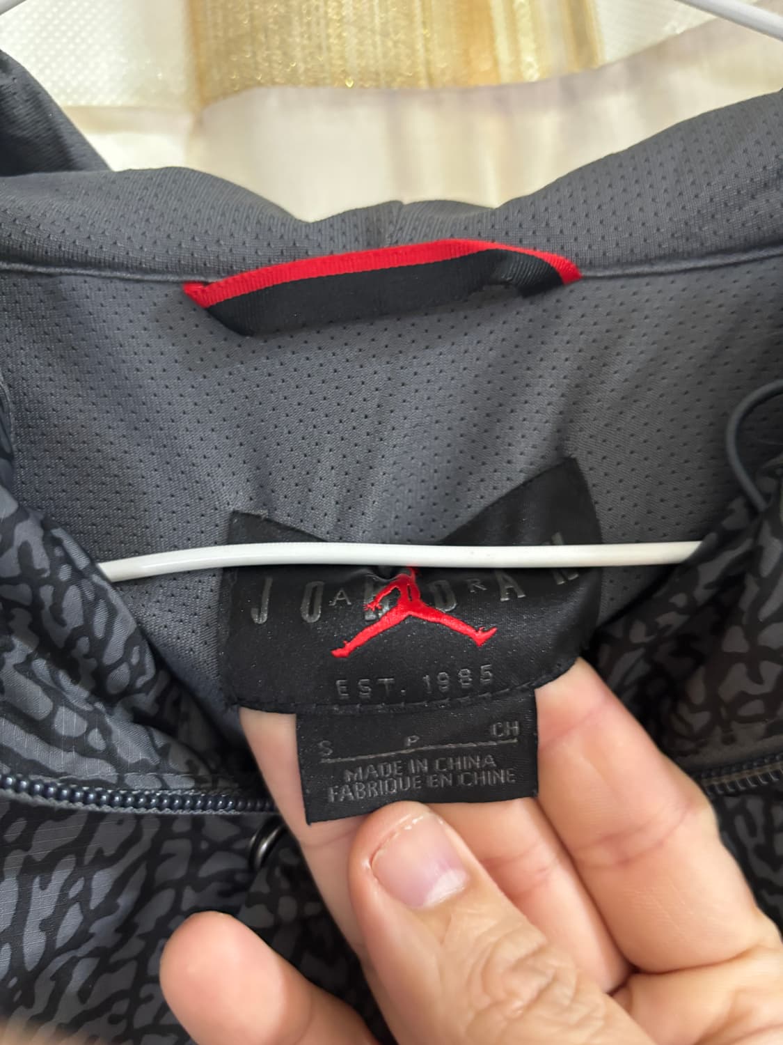 [s]나이키 조던 코끼리 패턴 아노락 바람막이 자켓 상품이미지2