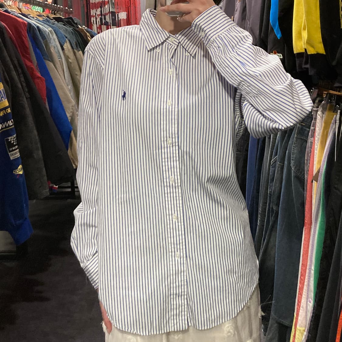 [IM] 폴로 랄프로렌 긴팔 셔츠 블루 상품이미지2