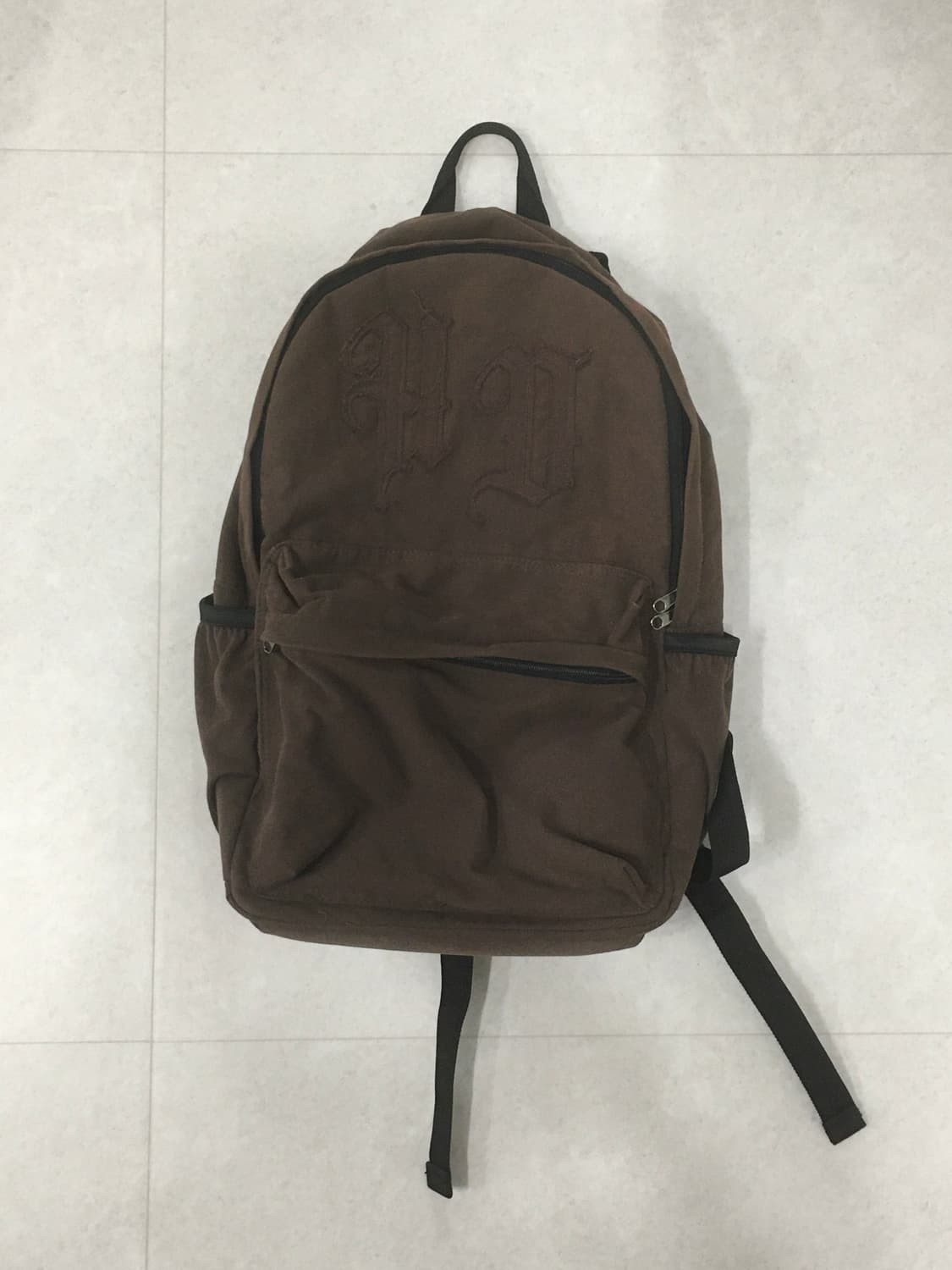 후드후드 백팩 브라운 상품이미지2