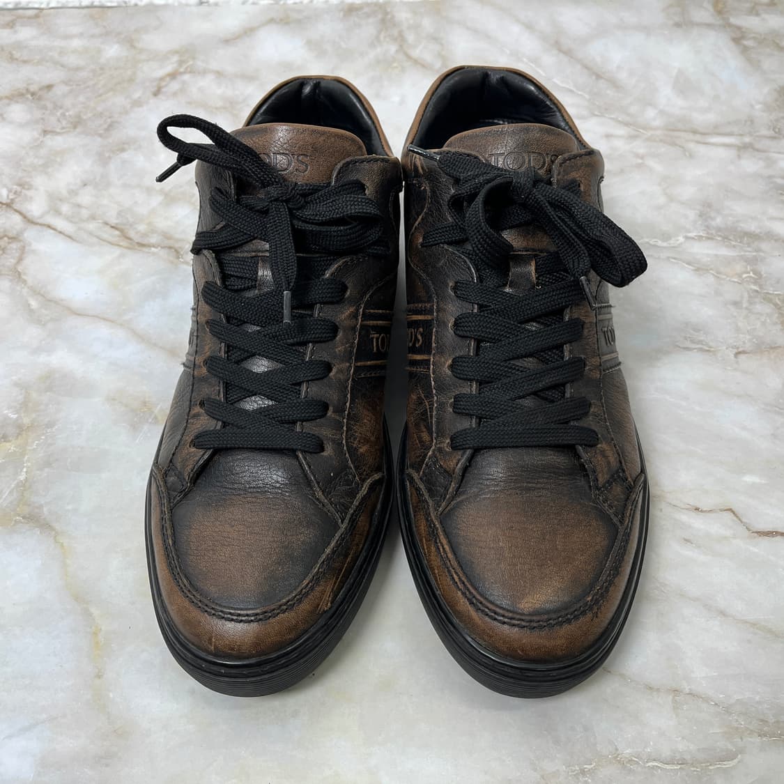 토즈 빈티지워싱 레더 스니커즈 255 상품이미지2