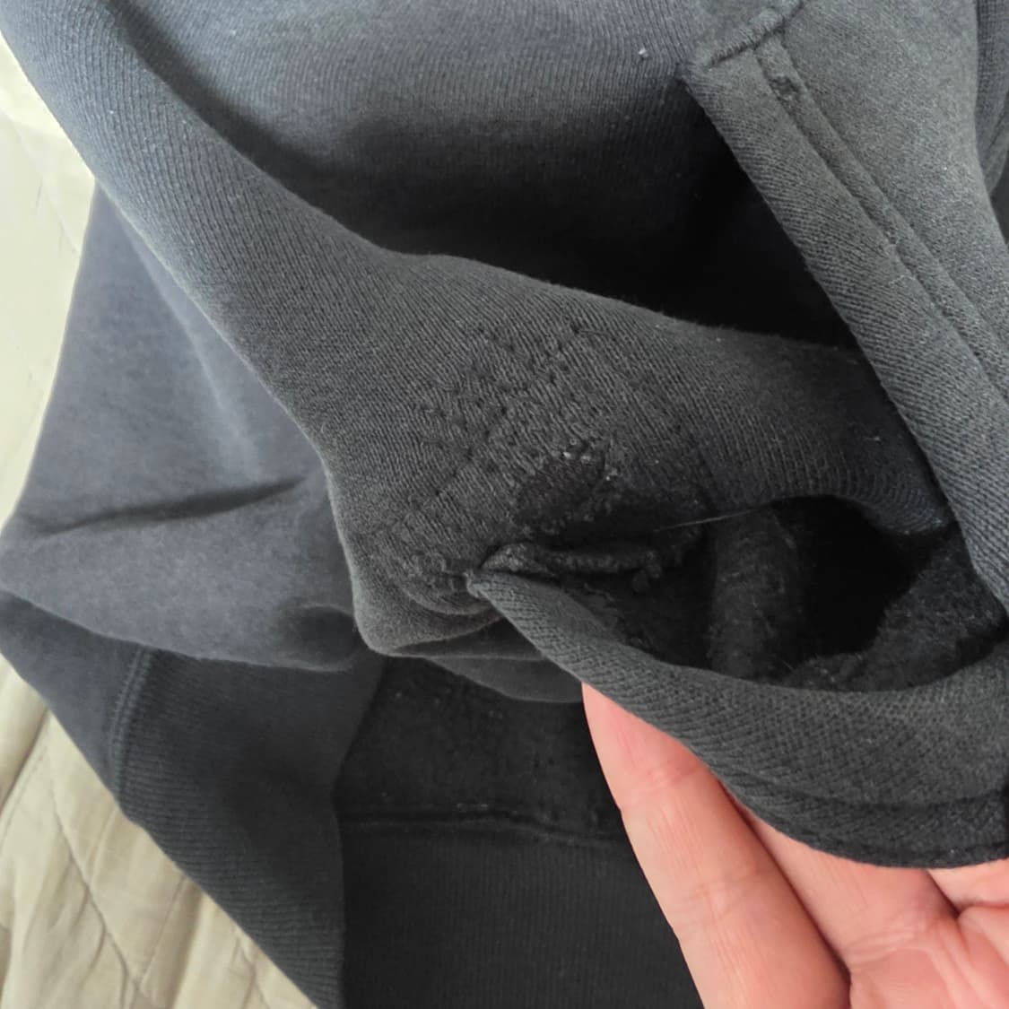 [XL] 90s 빈티지 러셀 애슬레틱 후드집업 블랙 ver. 페이드리페어 상품이미지4