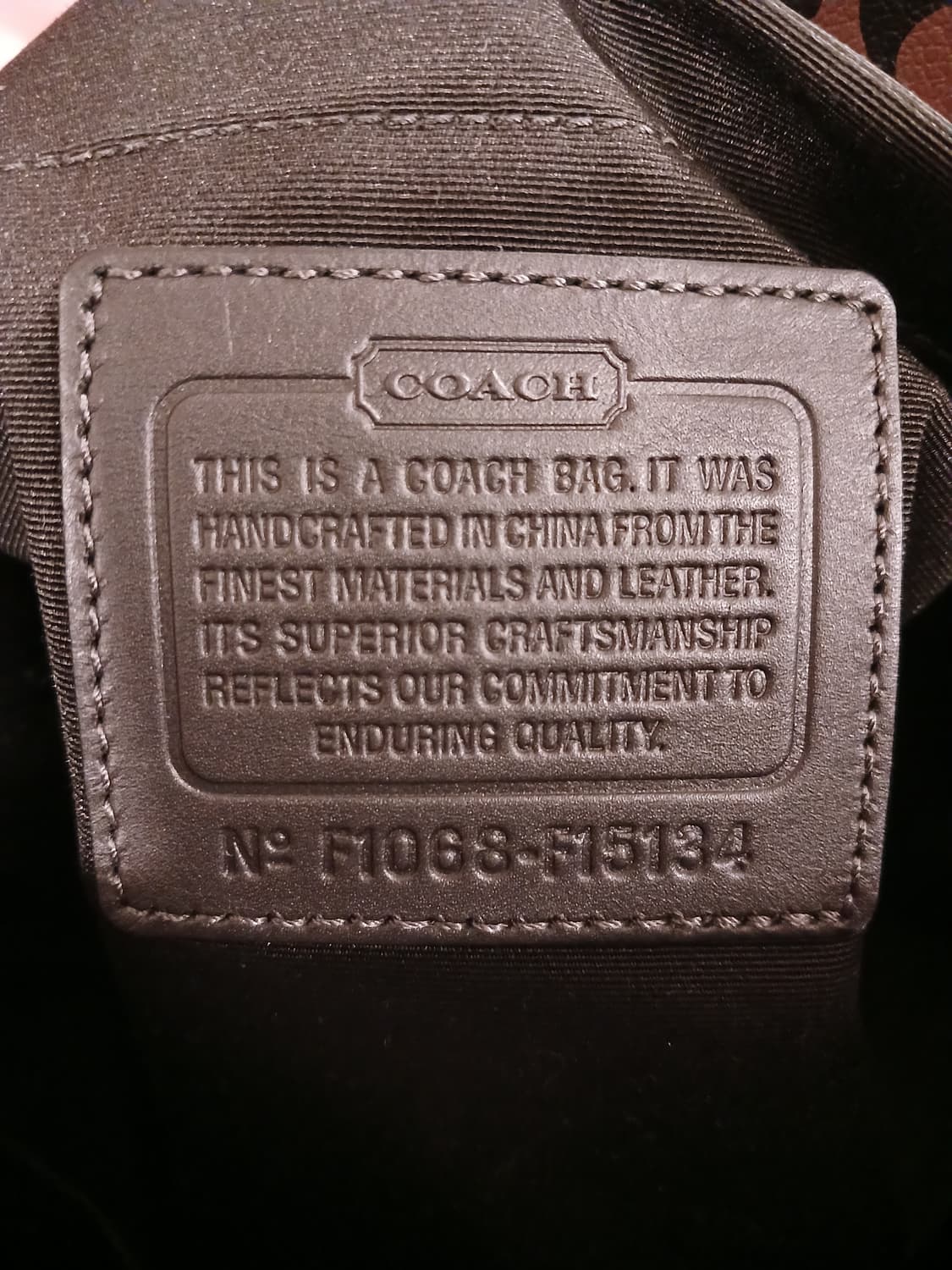 코치 정품 여성 시그니처 브라운 숄더백 상품이미지6