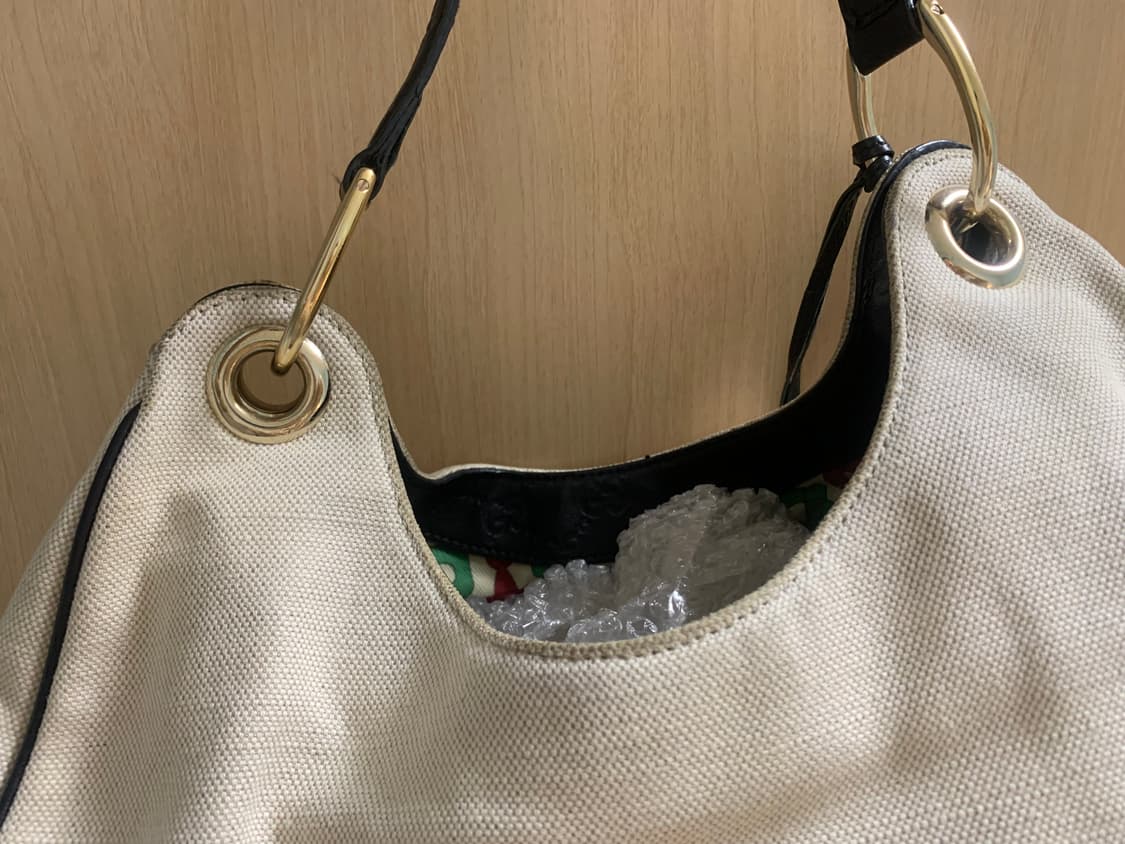 구찌 GUCCI 캔버스 숄더백 아이보리 블랙 상품이미지8