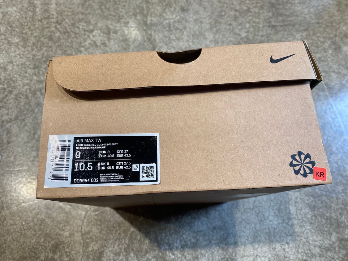 나이키 에어맥스 TW 라이트 본 앤 레드클레이 (새상품) 상품이미지3