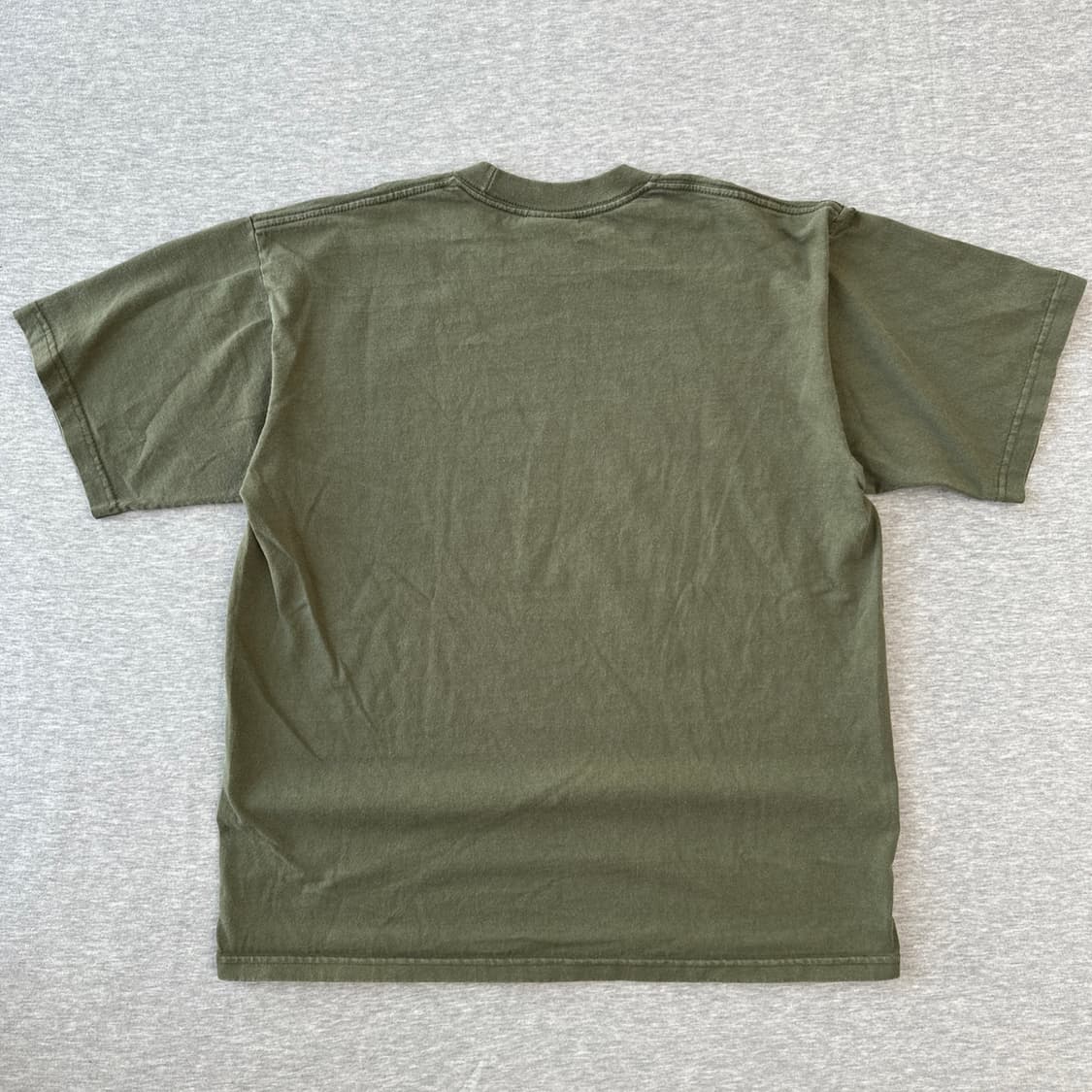 Y2K 프로클럽 헤비웨이트 티셔츠 L 사이즈 올리브 그린 상품이미지6