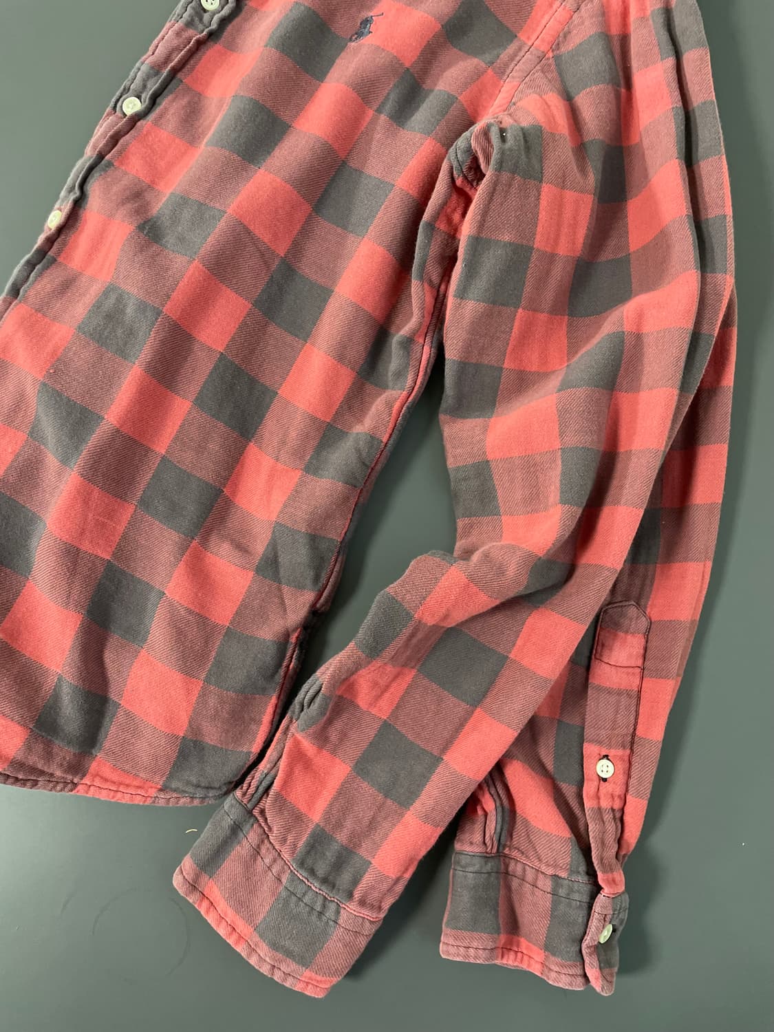 [M] 폴로 랄프로렌 플란넬 더블 페이스 셔츠 클래식핏 QR인증 상품이미지4