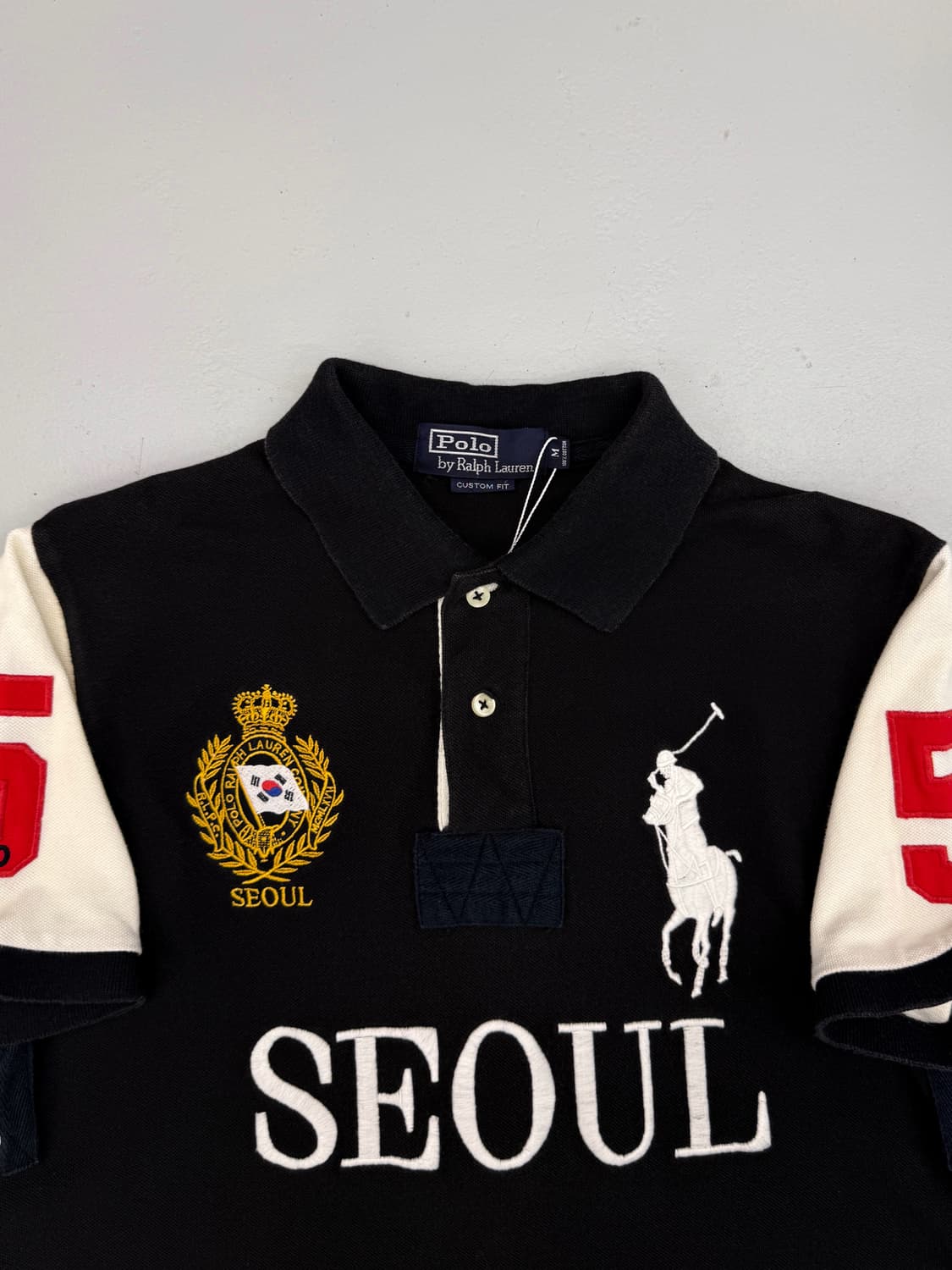 폴로 랄프로렌 90‘s 서울 치프키프 빅포니 럭비 카라 셔츠 상품이미지3