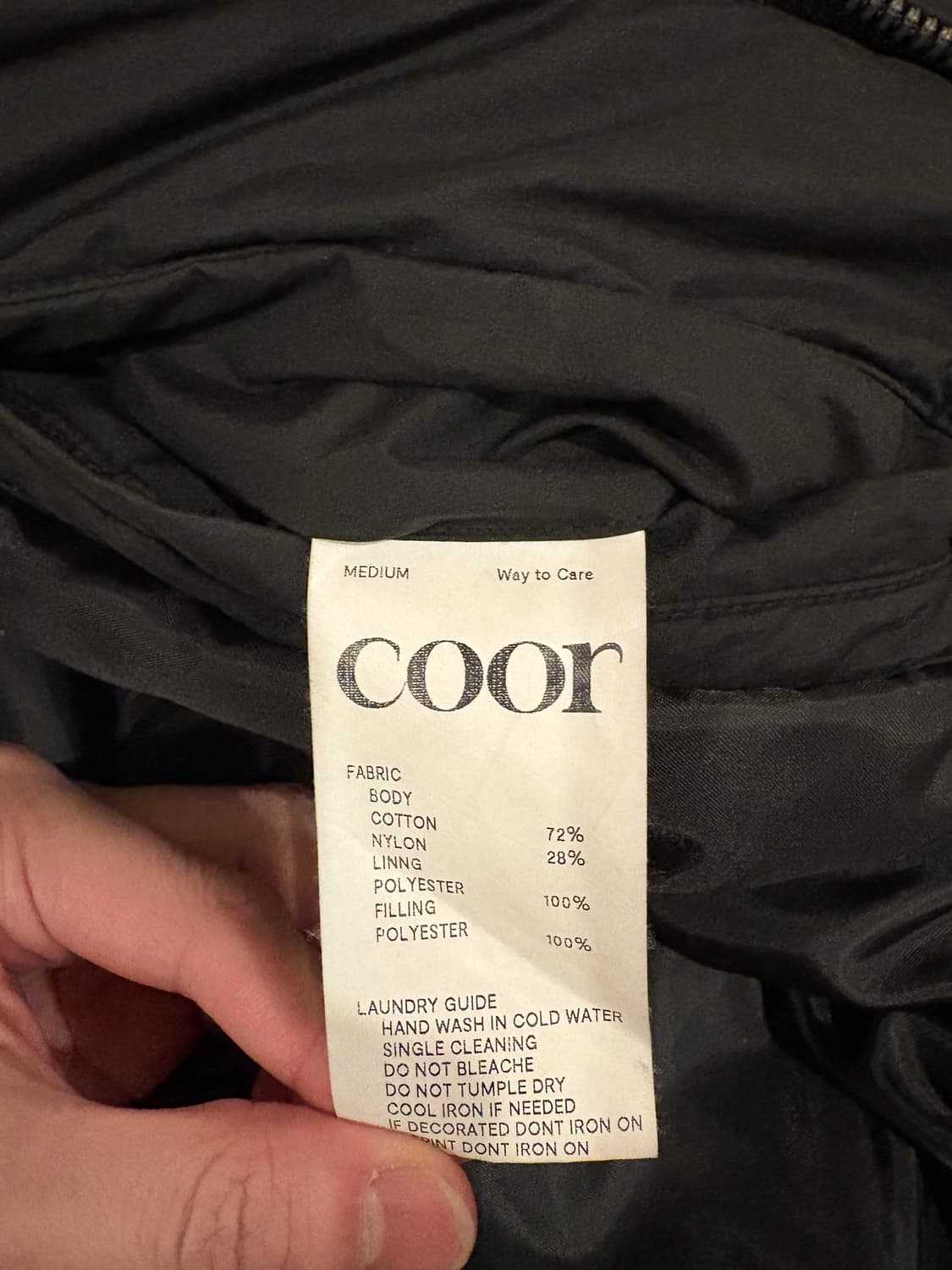 쿠어 퍼프 플라이트 ma1 M사이즈 상품이미지5