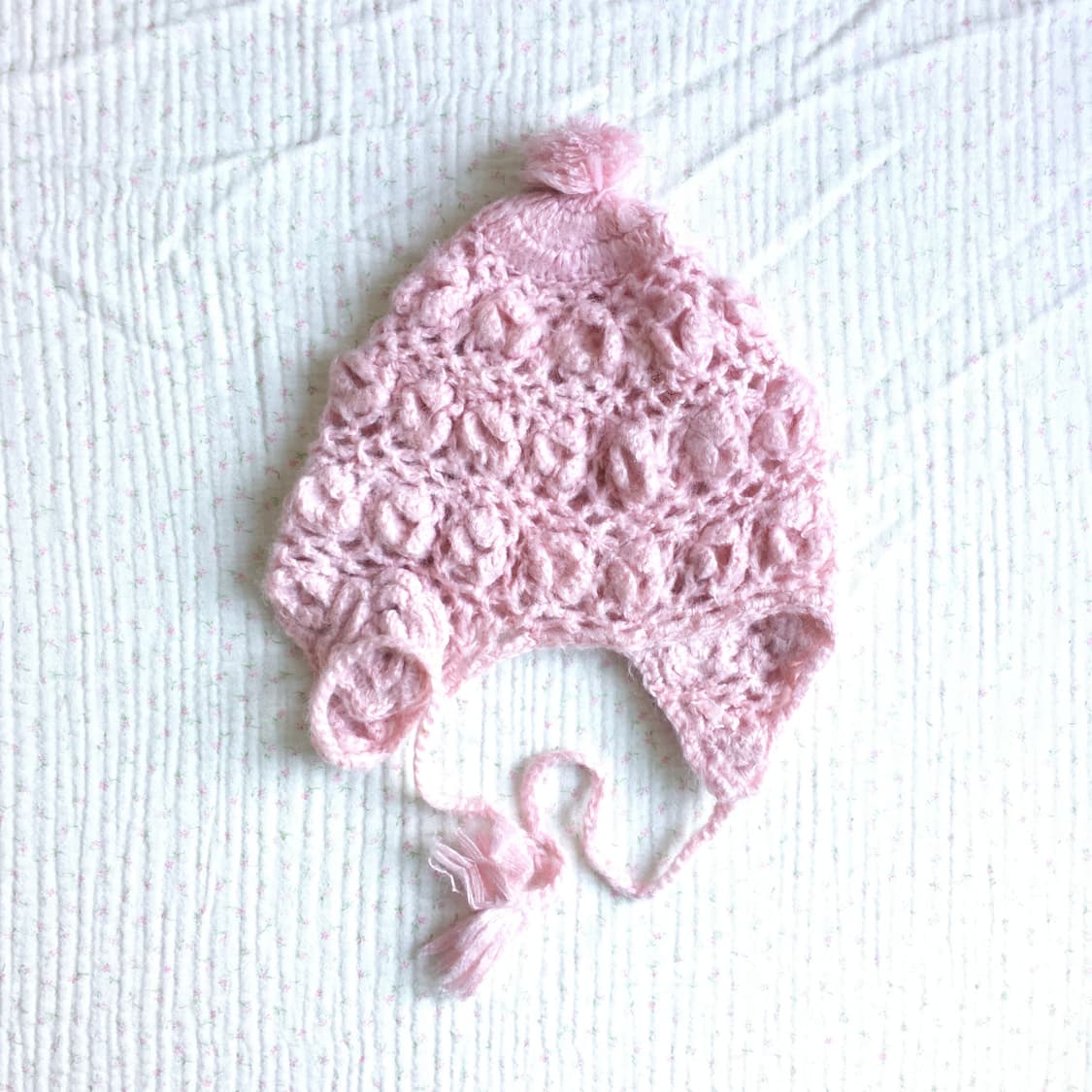 JPN/ 모리걸이어플랩 비니 모리걸비니 크로셰비니  상품이미지5