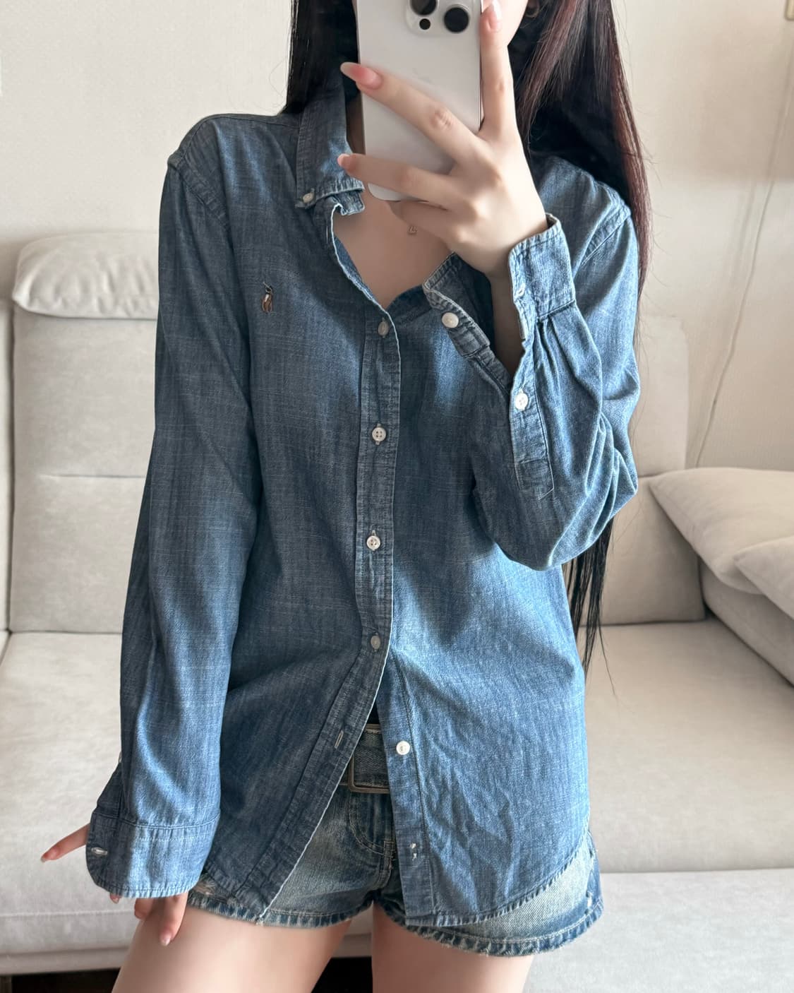 폴로 랄프로렌 데님 셔츠 상품이미지1