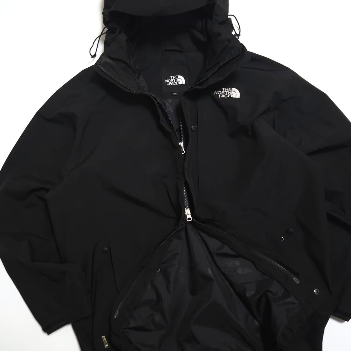 노스페이스 고프코어 고어텍스 바람막이 자켓 블랙 상품이미지2