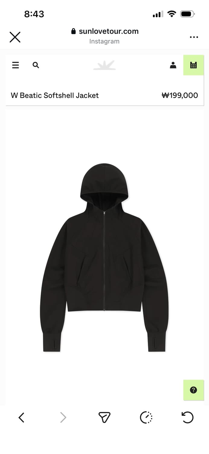 썬러브 W Beatic Softshell Jacket 상품이미지1