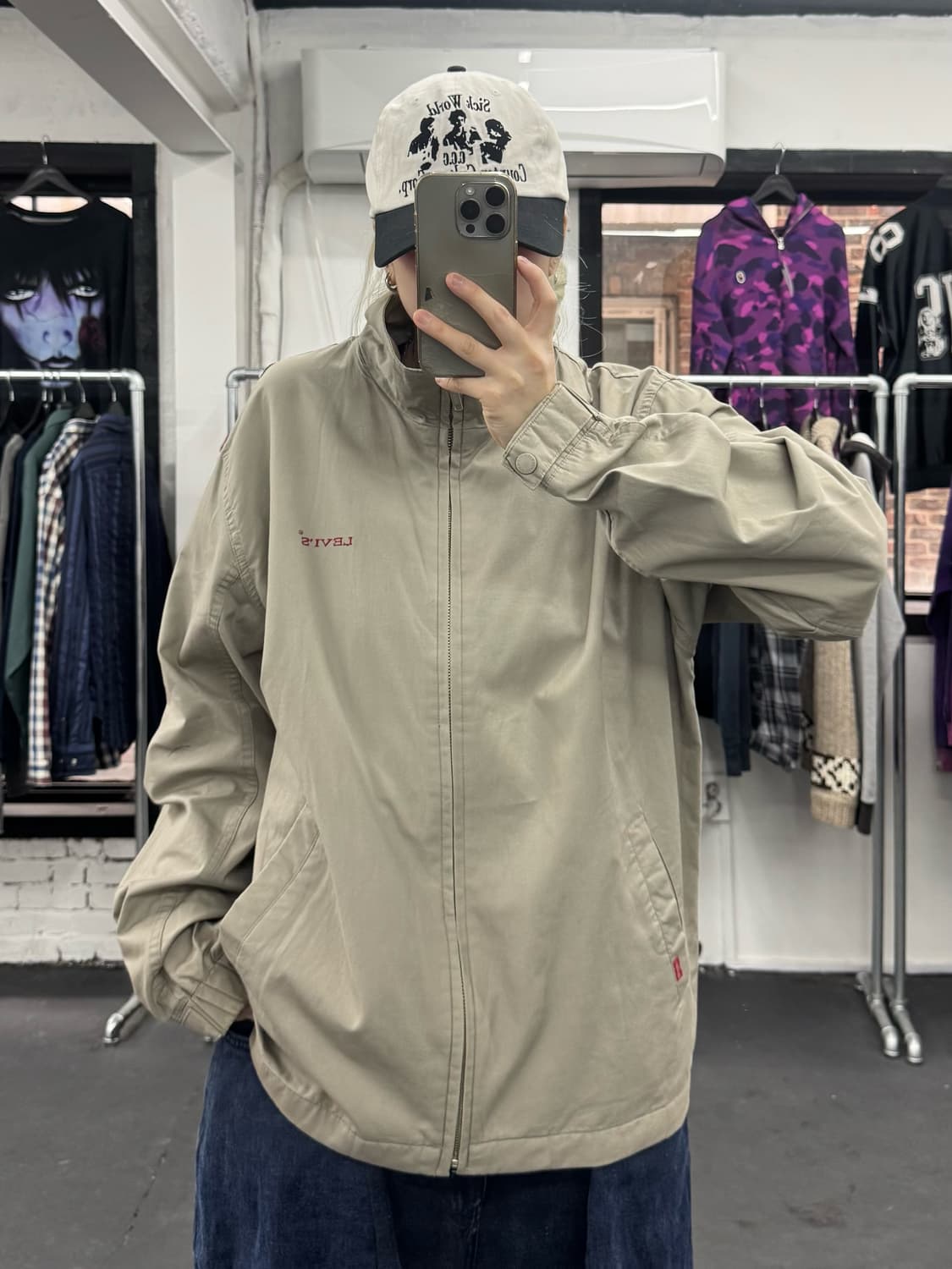 리바이스 스몰로고 코튼 자켓 상품이미지3