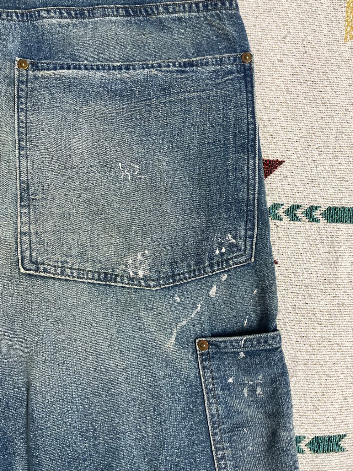 RRL 디스트레스드 카펜터 팬츠(33x30) 상품이미지5