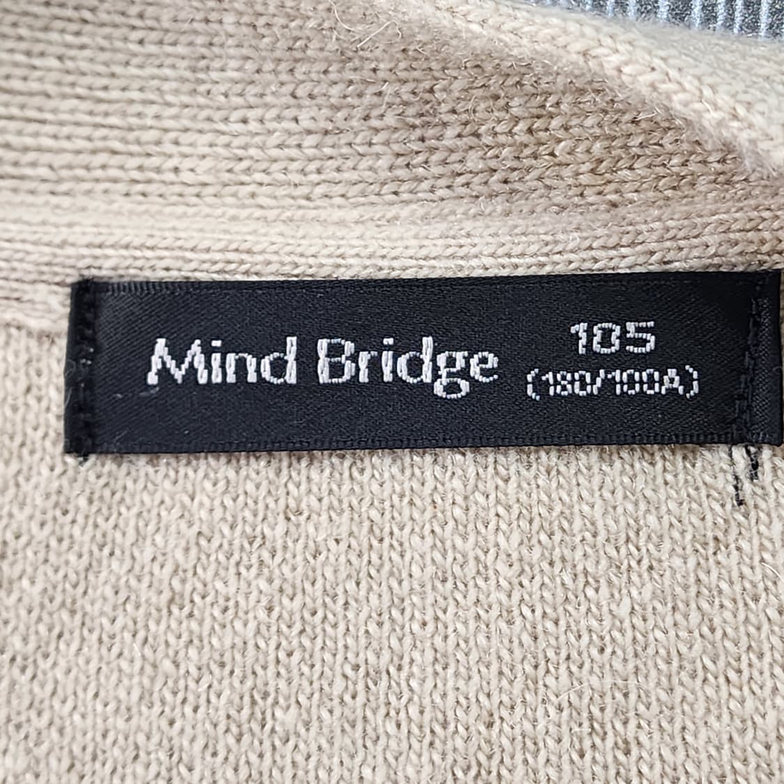 [105] 마인드브릿지 패턴 니트 가디건 (베이지 믹스) 상품이미지4