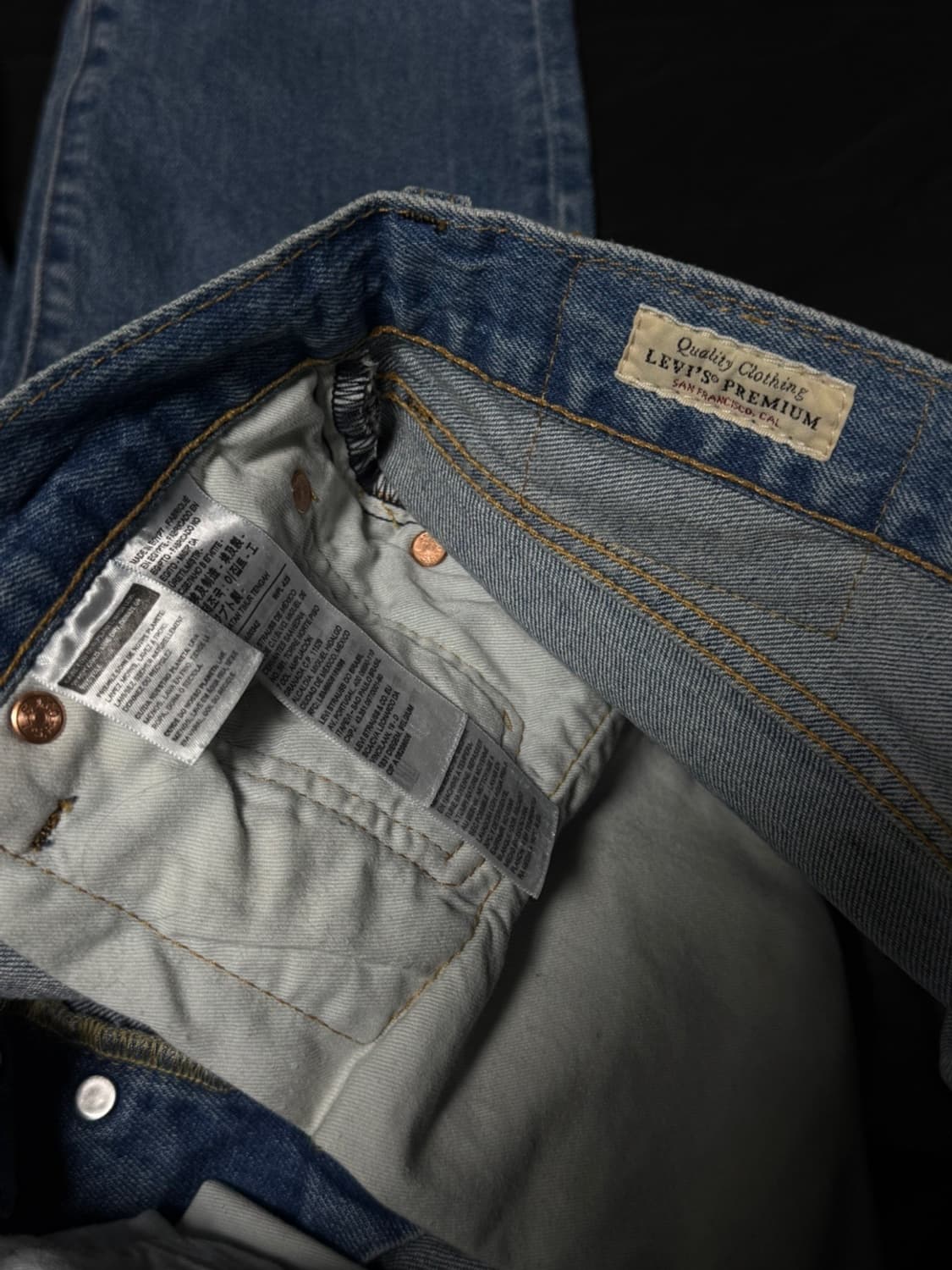 리바이스 중청 데님 501 93 (30/30) 상품이미지3