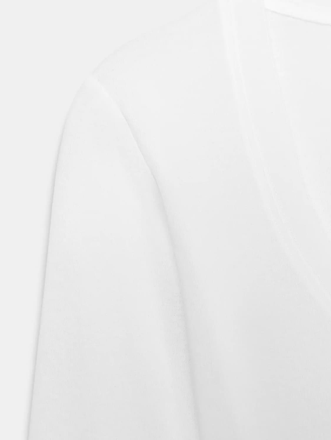 ZARA 자라 크레이프 롱 슬리브리스 티셔츠, 자라 라운드 티셔츠 상품이미지9