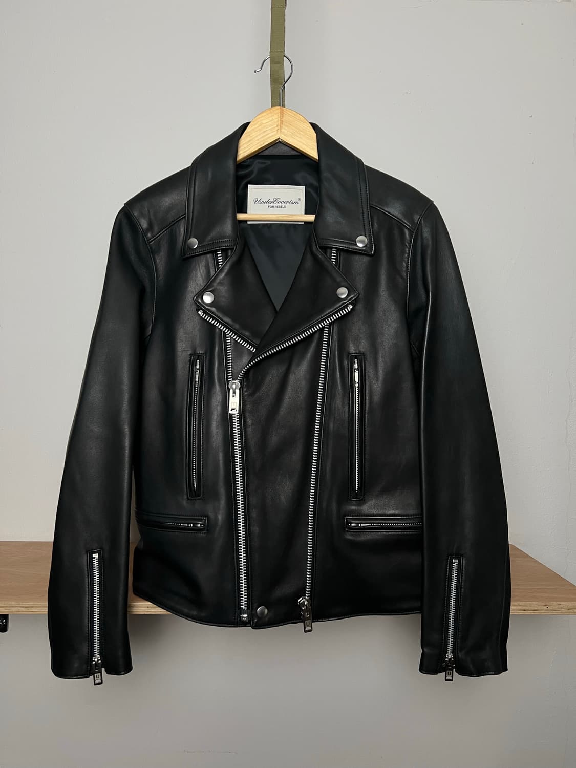 언더커버리즘 18SS 양가죽 더블 라이더자켓 상품이미지1