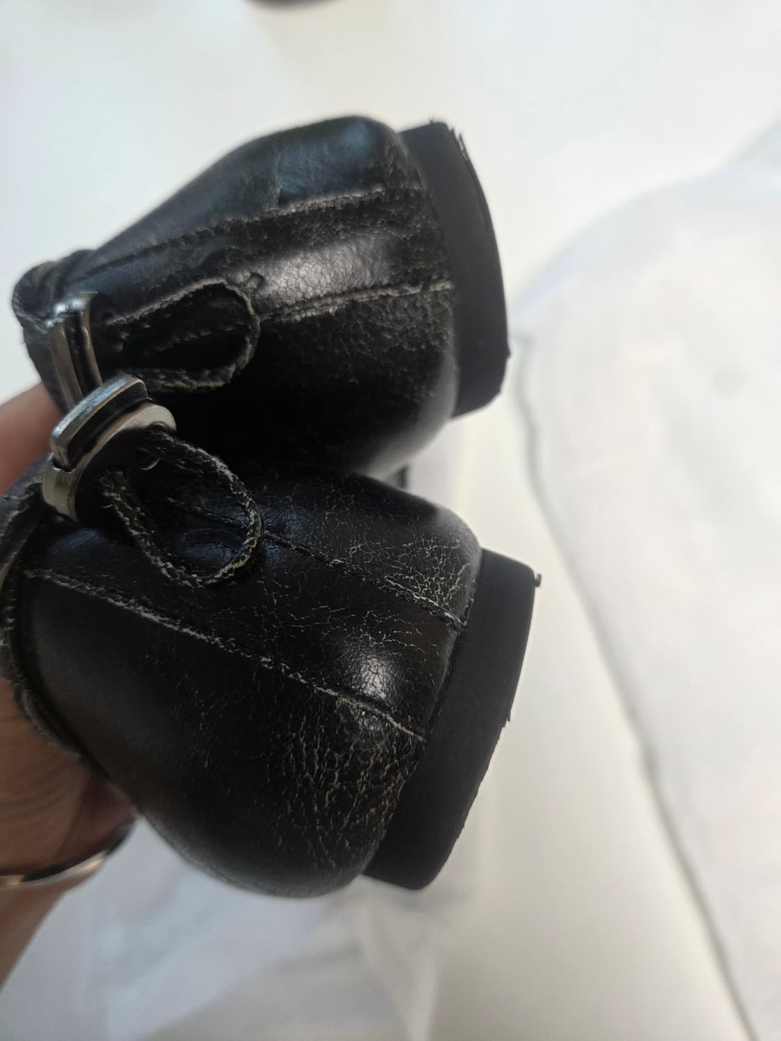 페이즈 레더플랫  빈티지 블랙 상품이미지4