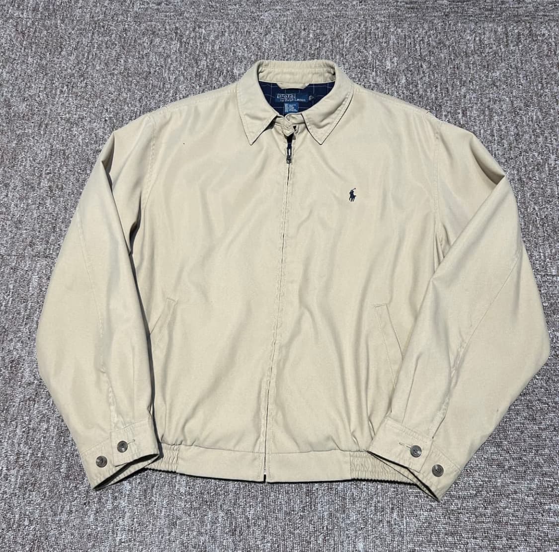 L)폴로 랄프로렌 브라운 베이지 블루종 스윙톱 자켓 상품이미지1