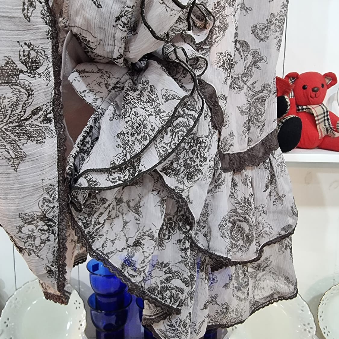 플라워 프릴 튜닉 캐미솔 상품이미지6