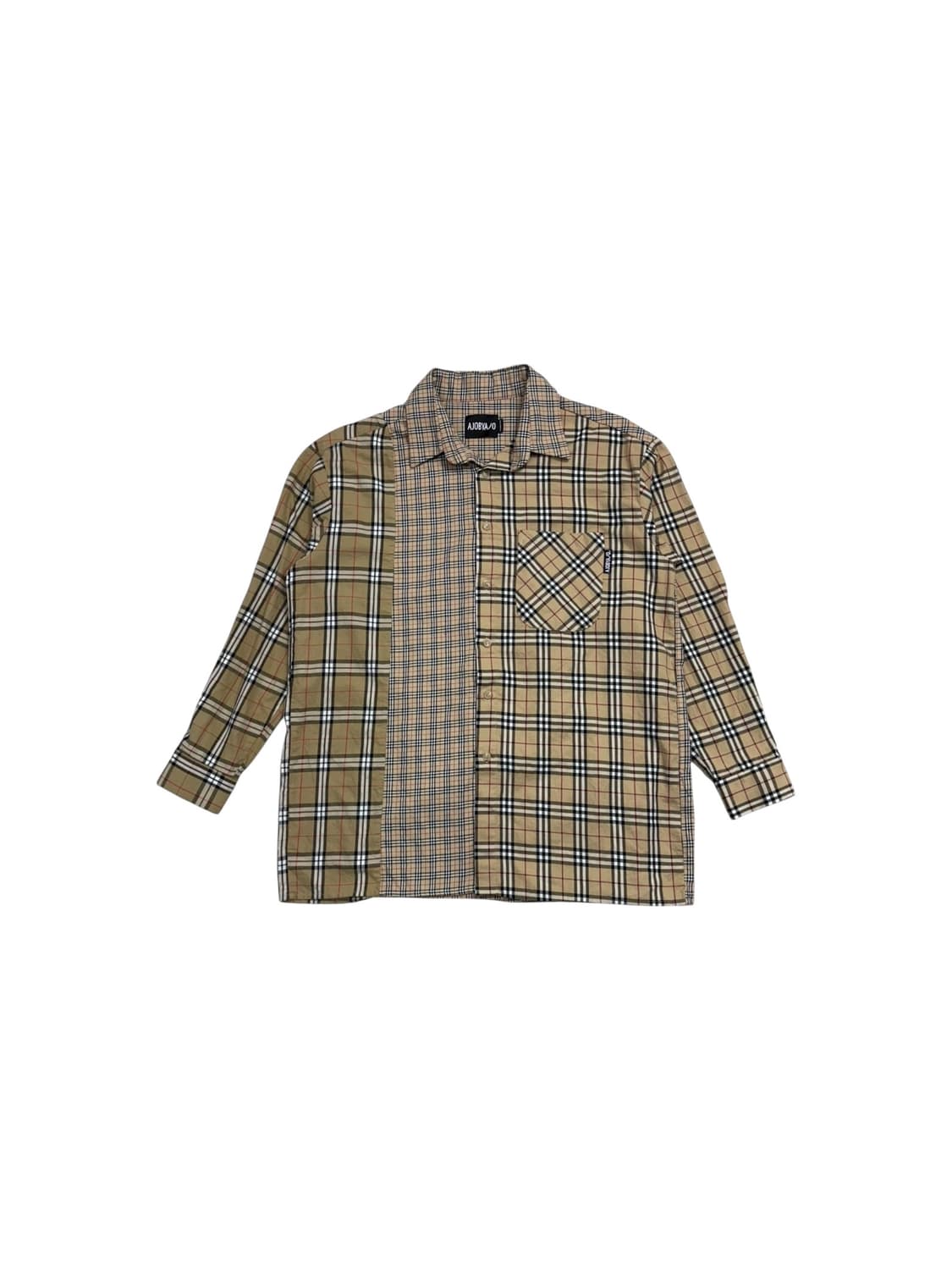아조바이아조 리빌드 체크 셔츠 상품이미지1