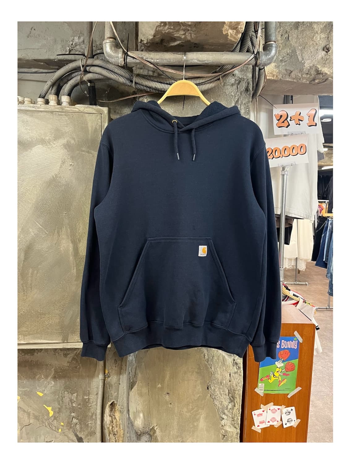 칼하트 기모 후드티 네이비 M #csz3964 상품이미지1