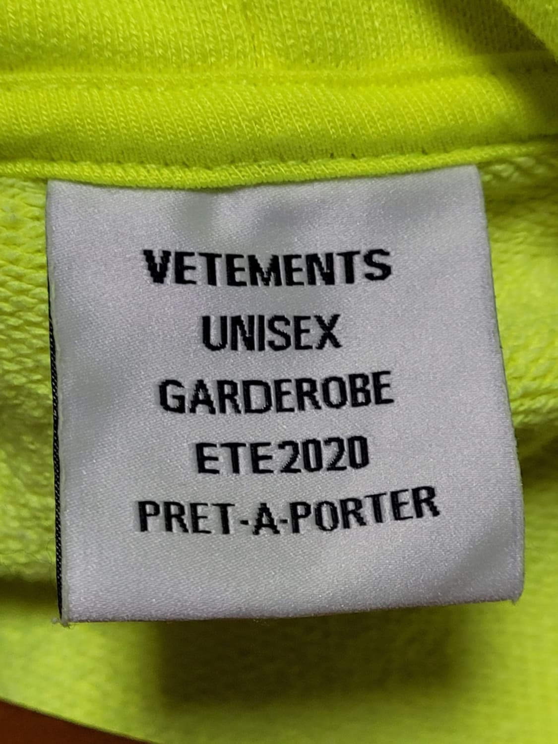 베트멍 네온 바코드 패치로고 오버핏 후드티셔츠 XS 상품이미지8