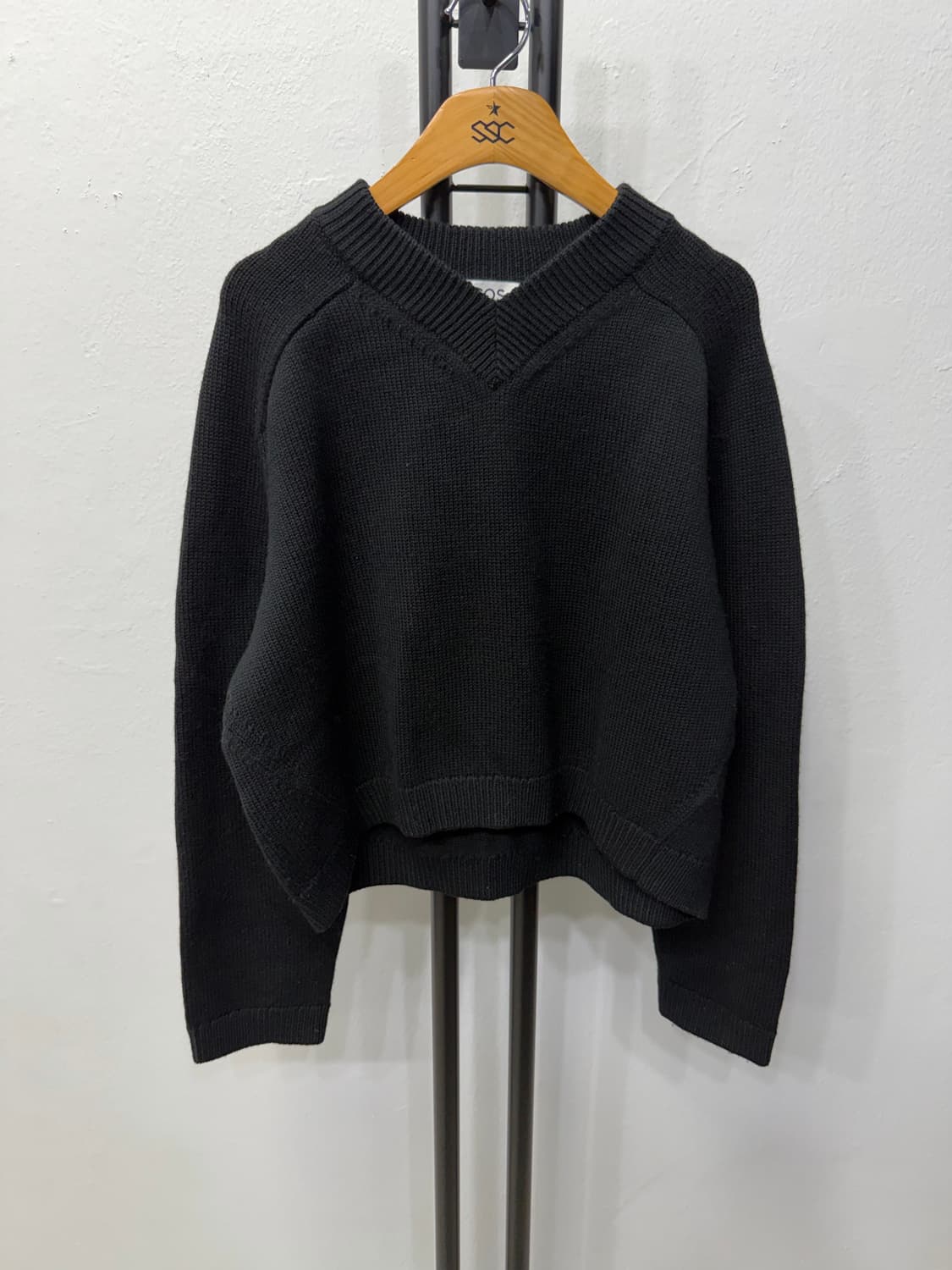 정품) COS 코스 여성 크롭 오버핏 니트 스웨터 XS 상품이미지1