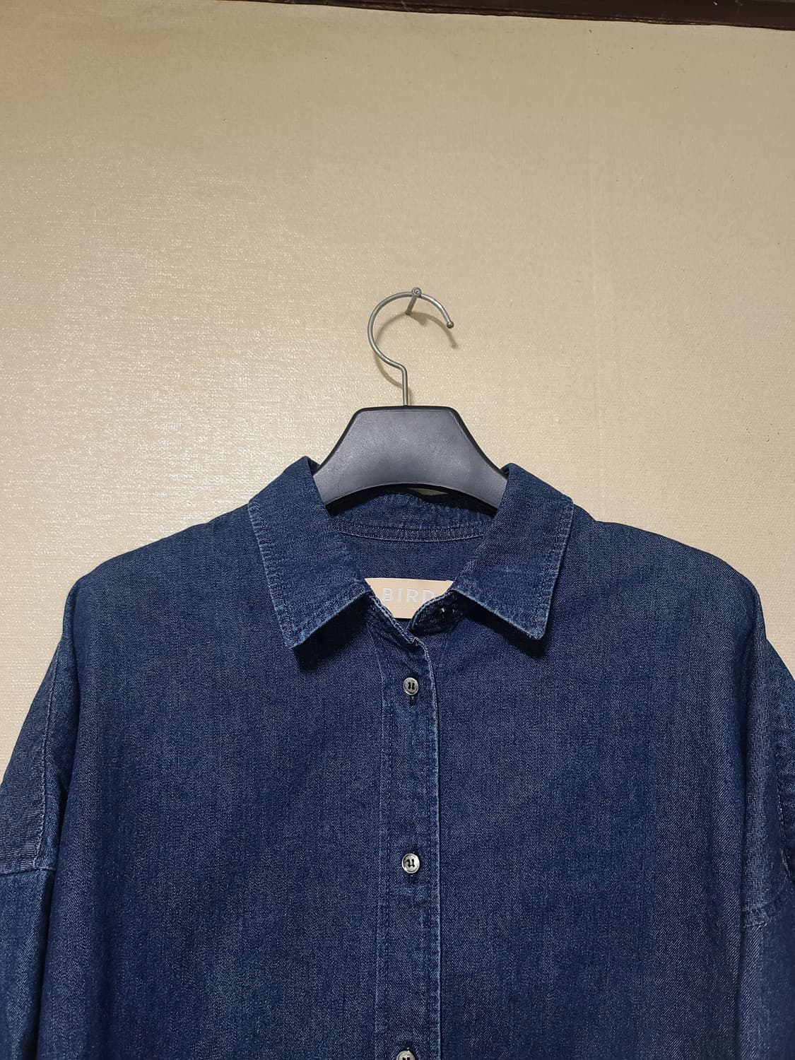 한섬 bird 오버핏 데님셔츠 상품이미지2