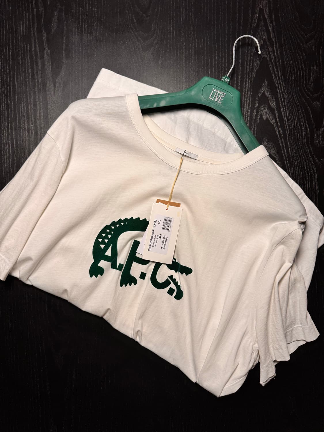 아페쎄 X 라코스테 져지 티셔츠 (XXL) 상품이미지3