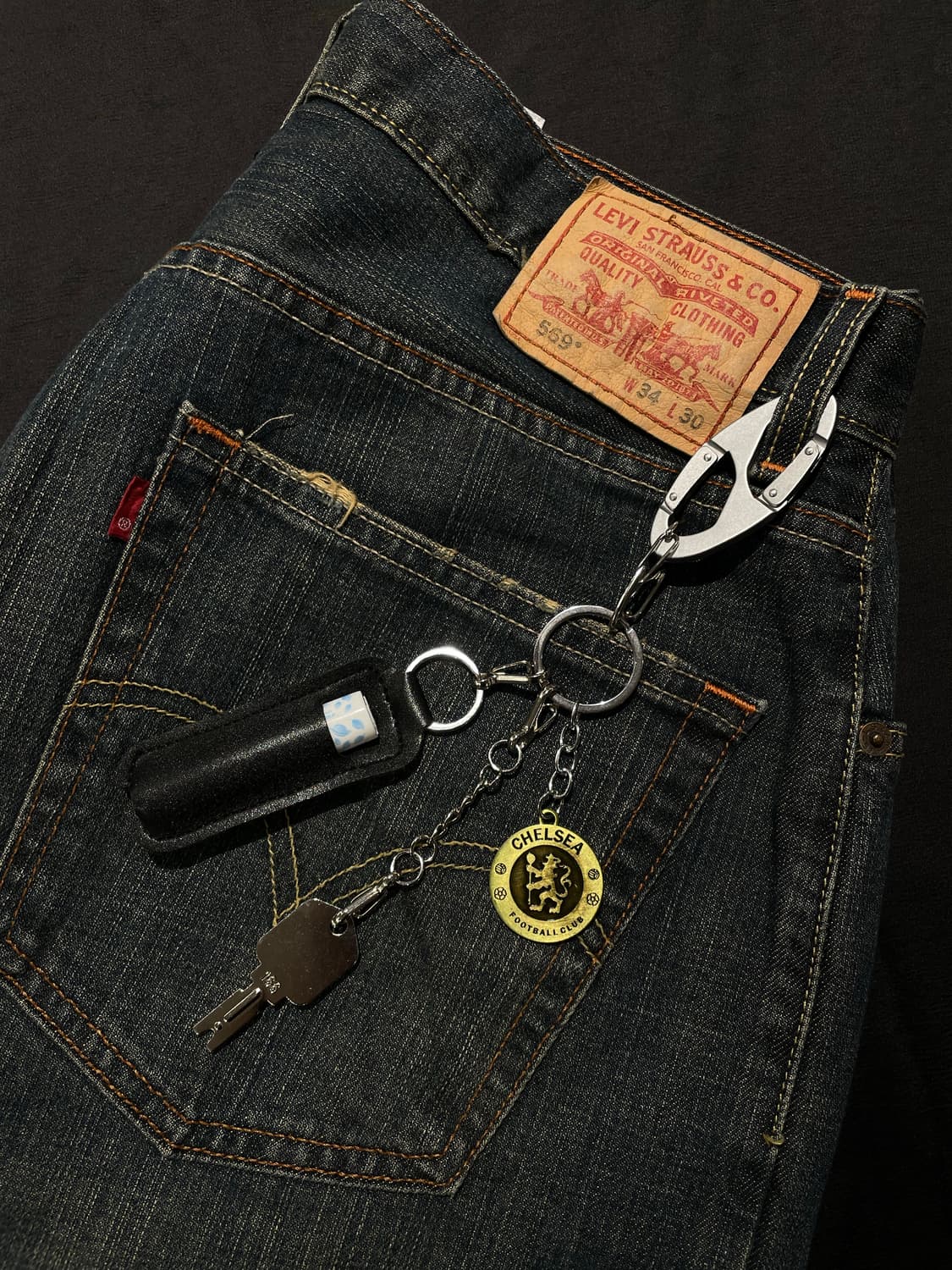 CHELSEA point keyring 상품이미지2