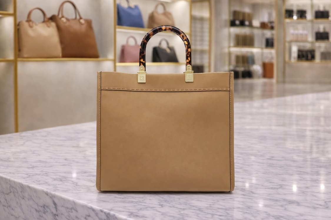 [A급] 펜디 선샤인 카프스킨 쇼퍼백 미디엄 브라운 판매합니다!!! 상품이미지2