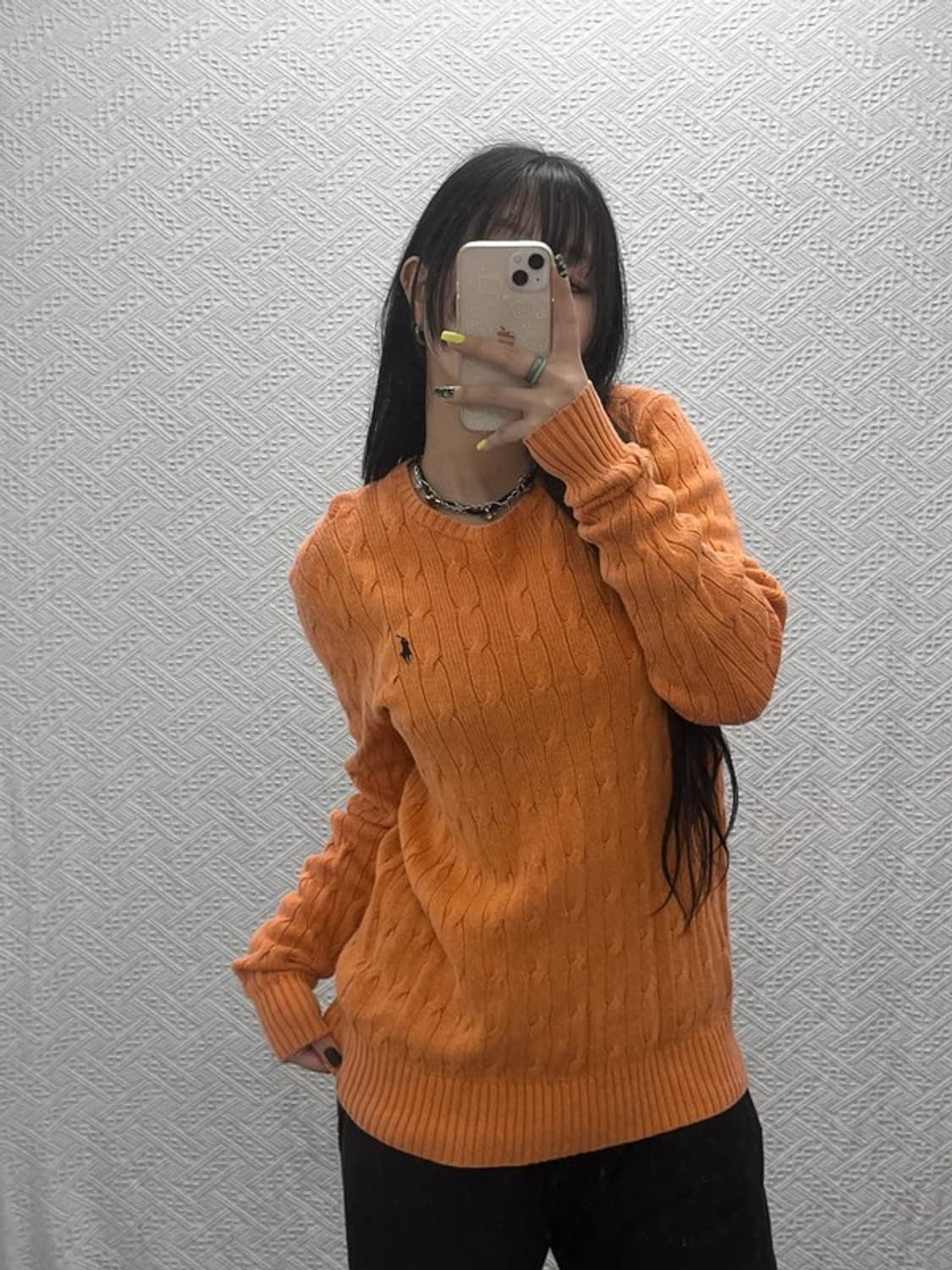 폴로 랄프로렌 Y2K 키치 유니크 오렌지 니트 M C07463 상품이미지2