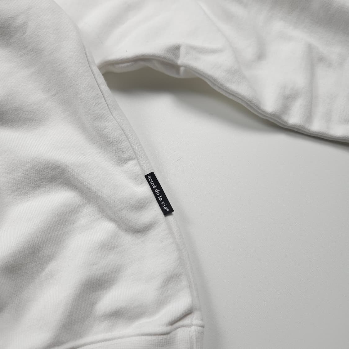 아크메드라비 빅로고 프린팅 박시핏 후드 티셔츠 (L) 상품이미지4