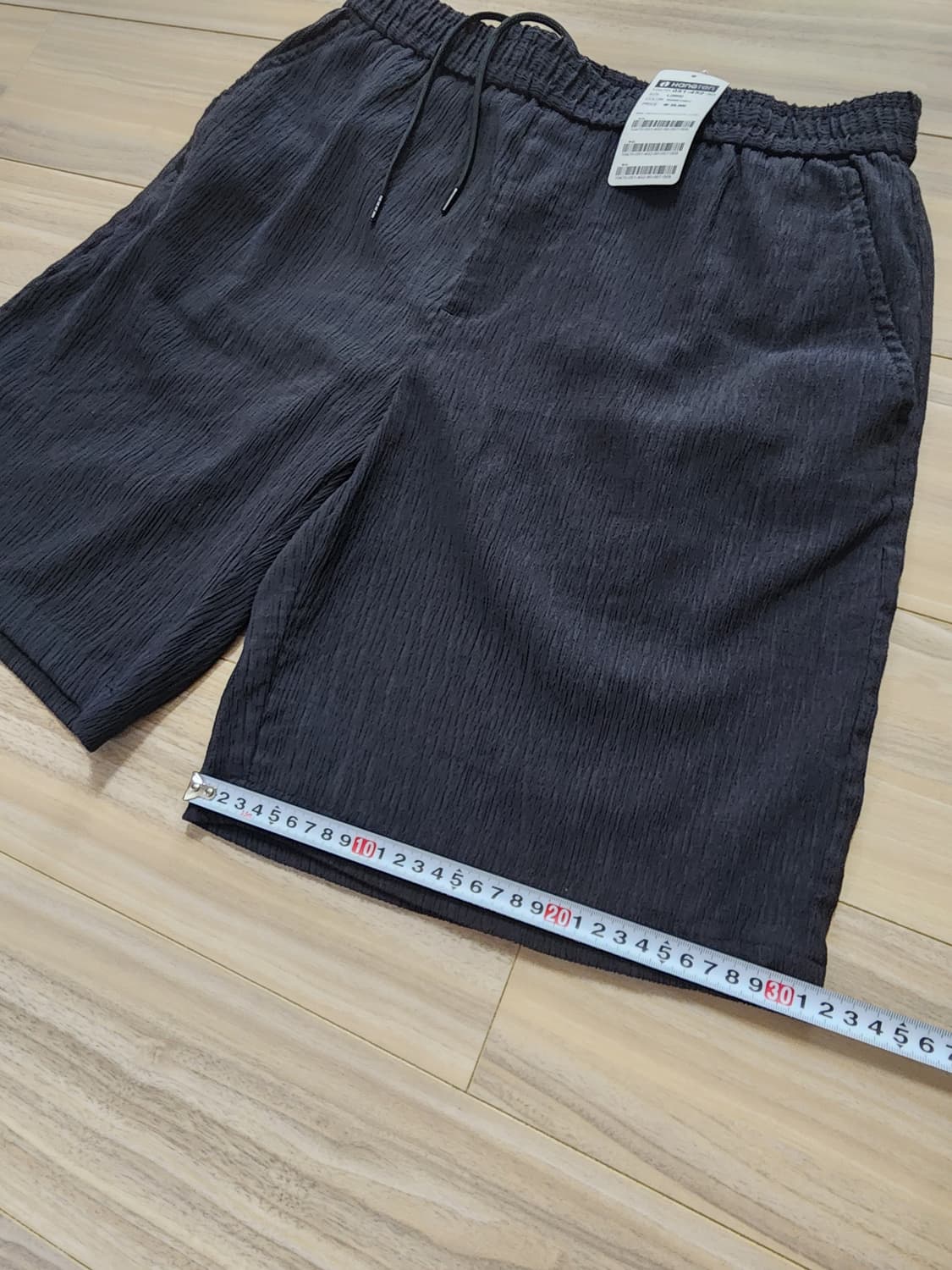 행텐반팔반바지셋업세트다크그레이 상품이미지10