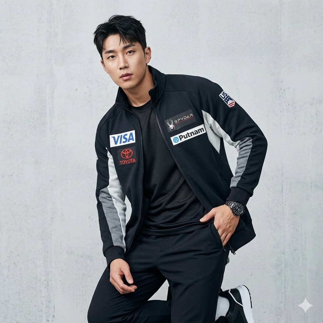 스파이더 팀 USA 트랙 자켓 상품이미지1