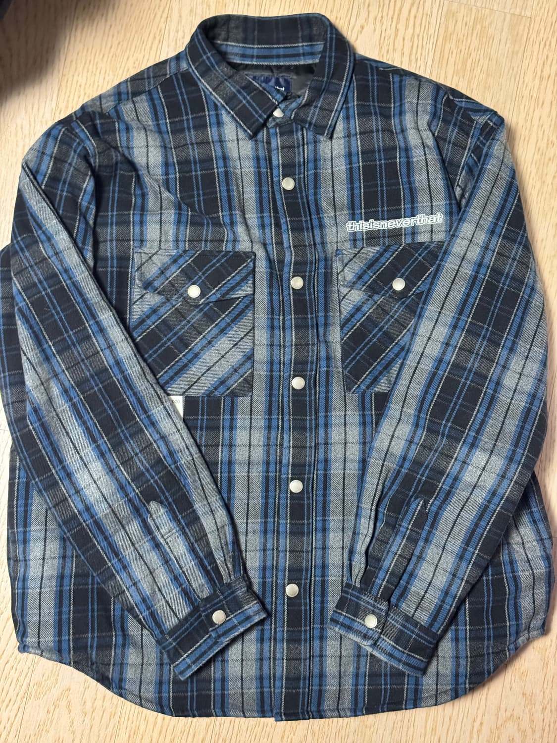 XL) 디스이즈네버댓 패디드 플란넬 셔츠  상품이미지1