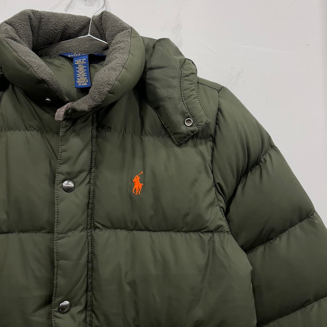 폴로 랄프로렌 덕다운 스몰포니 후드 푸퍼 패딩 상품이미지1