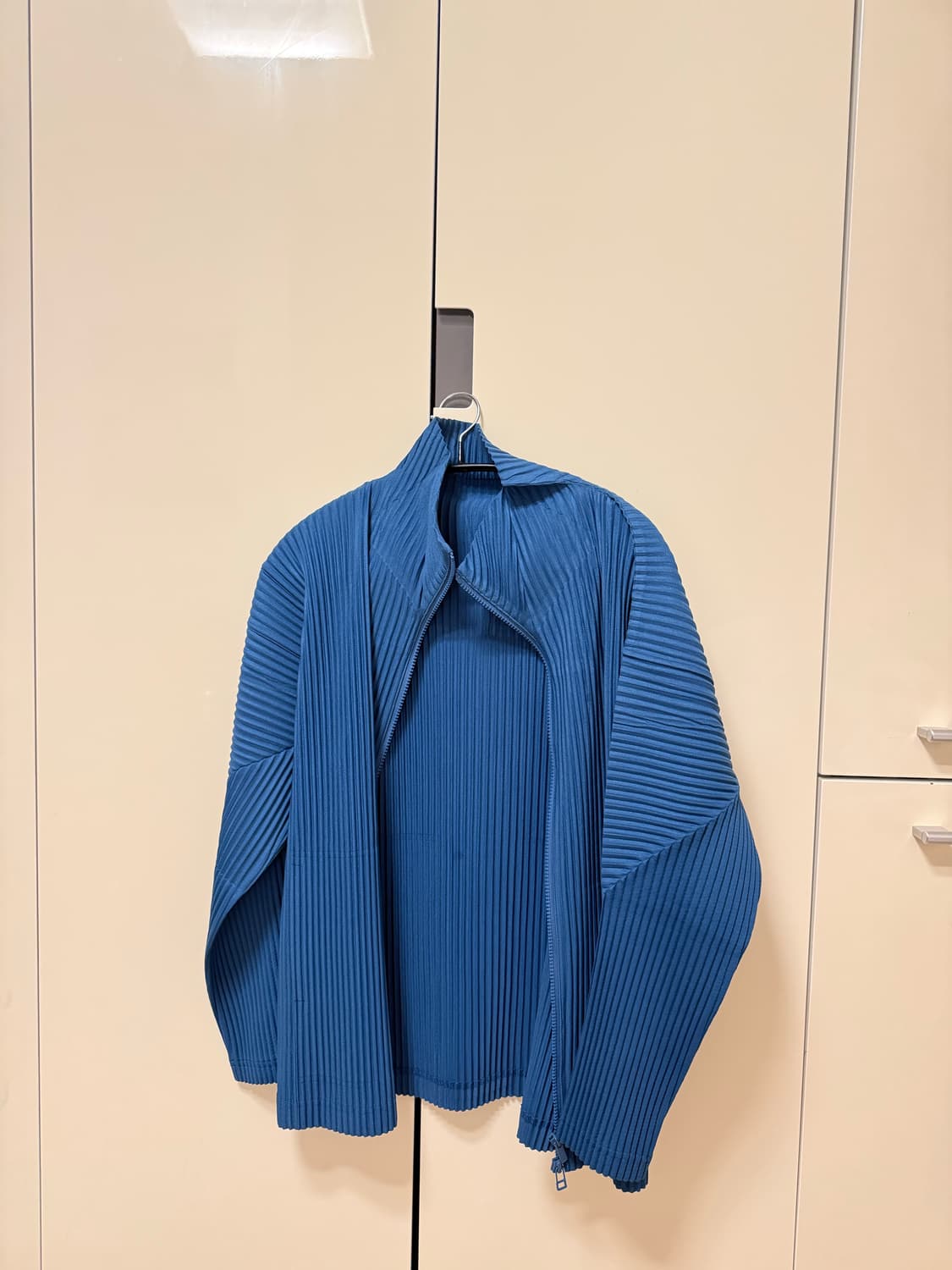 옴므플리세 집업 2사이즈, 블루(먼슬리 한정 컬러) 상품이미지1