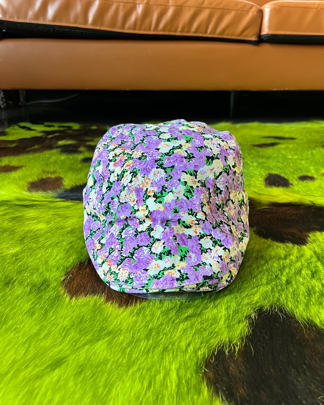 Jpn Vintage Floral Pattern Hunting Cap 상품이미지4