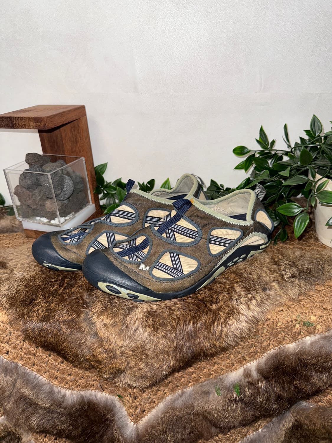 Merrell navy ballet strap aqua shoes 상품이미지2