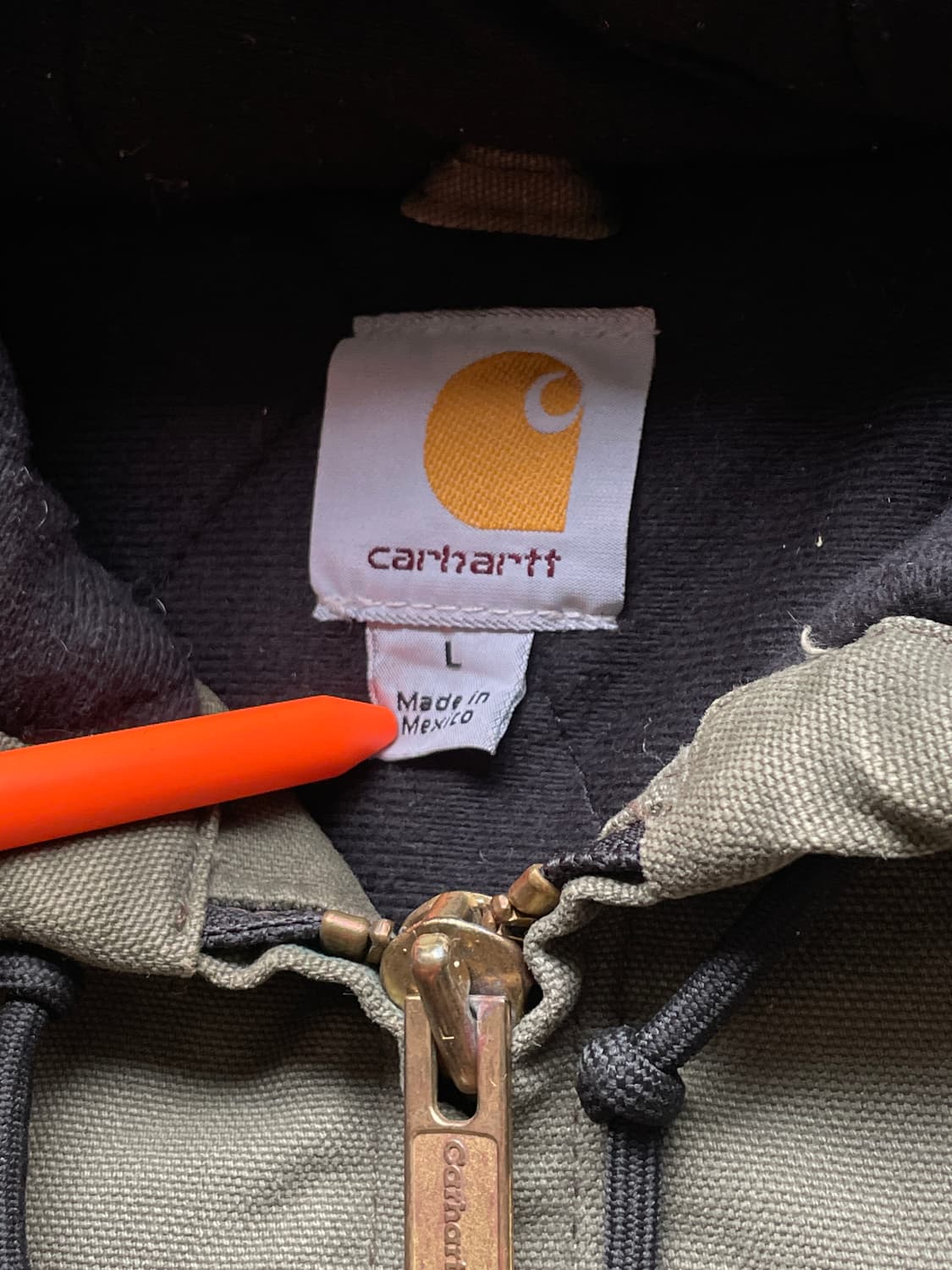 칼하트 j130 ARG 아미그린 액티브 샌드스톤 carhartt 빈티지 상품이미지3