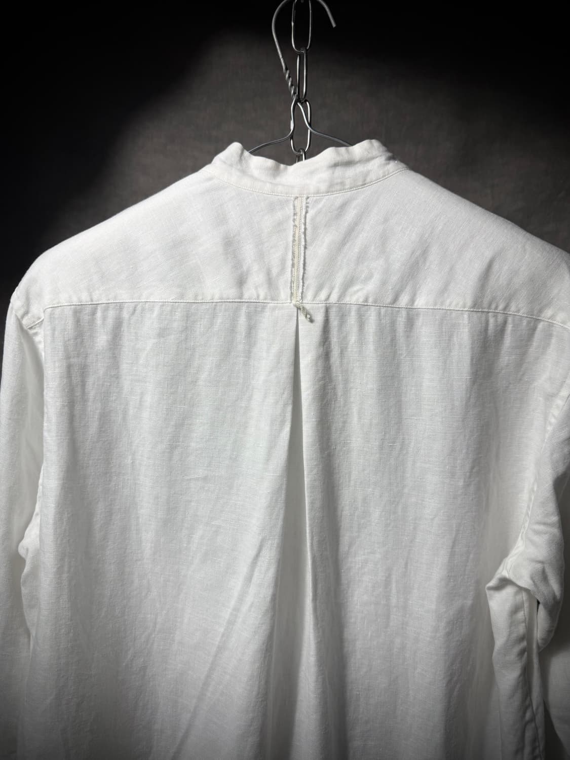 Araki Yuu Raw-hem Linen Pullover Shirt   상품이미지8