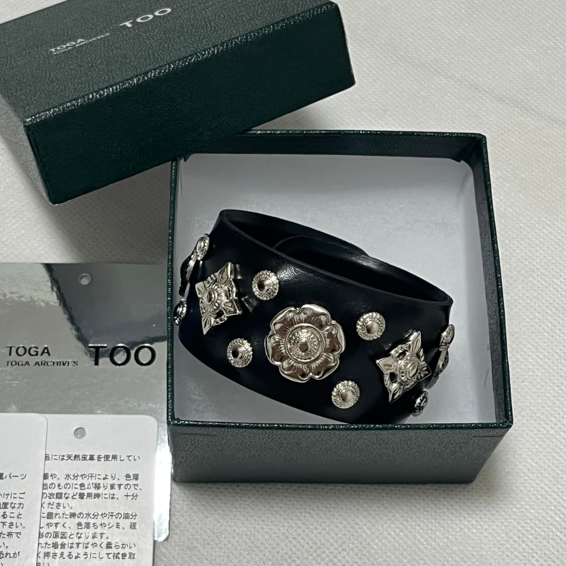 토가 TOGA 26ss 투 레더 롤 뱅글 상품이미지1