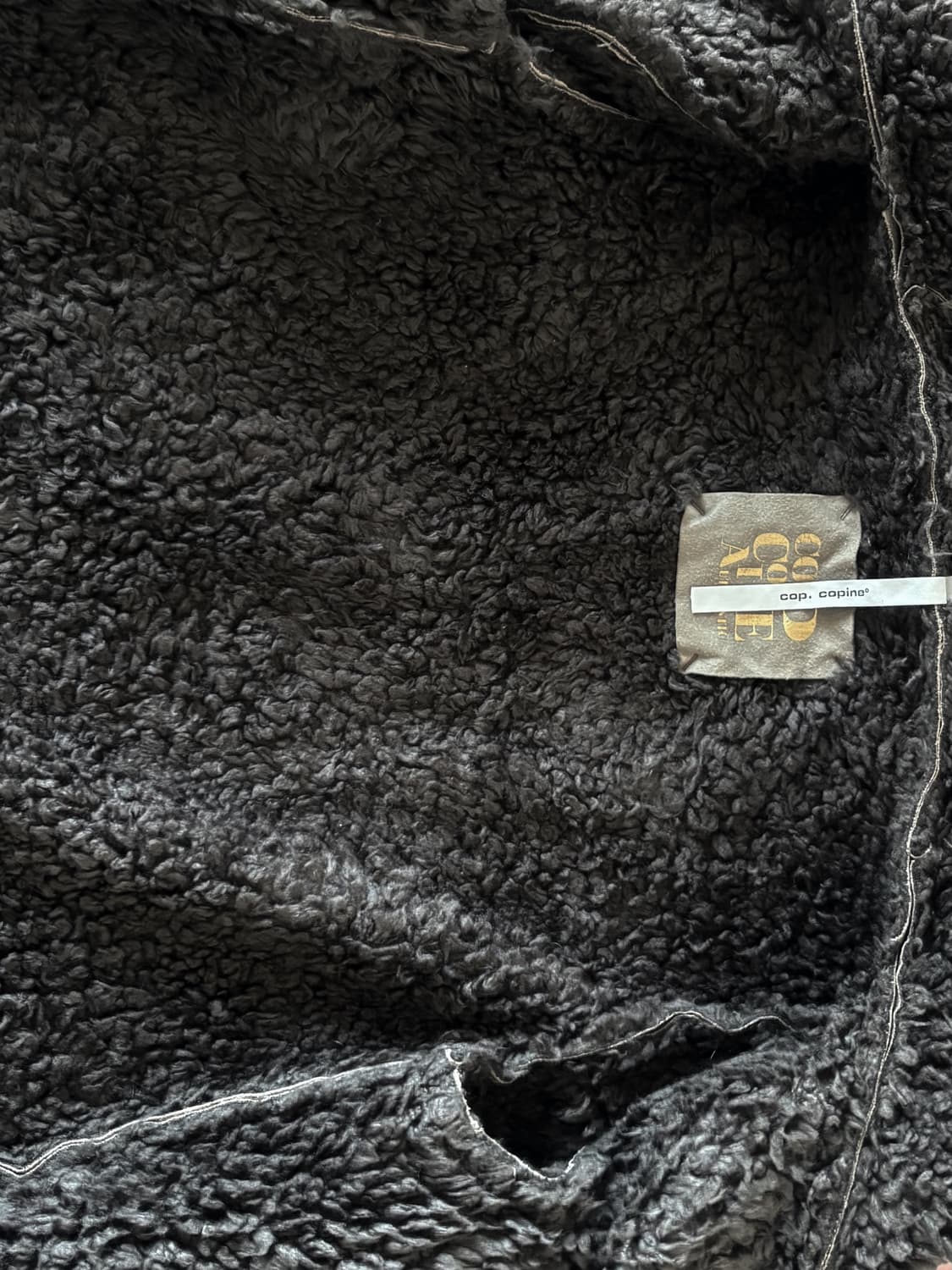 Cop copine 버클 후드 무스탕 상품이미지5